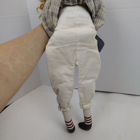 OOAK 1999 “Mary Sunshine” by Dianne Adam – Signed Handmade Folk Art Doll 22" - Picture 11 of 14